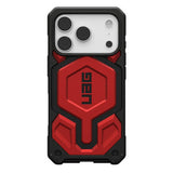 UAG Monarch Pro Crimson Red Vegan Faux Leather Case iPhone 17 Pro