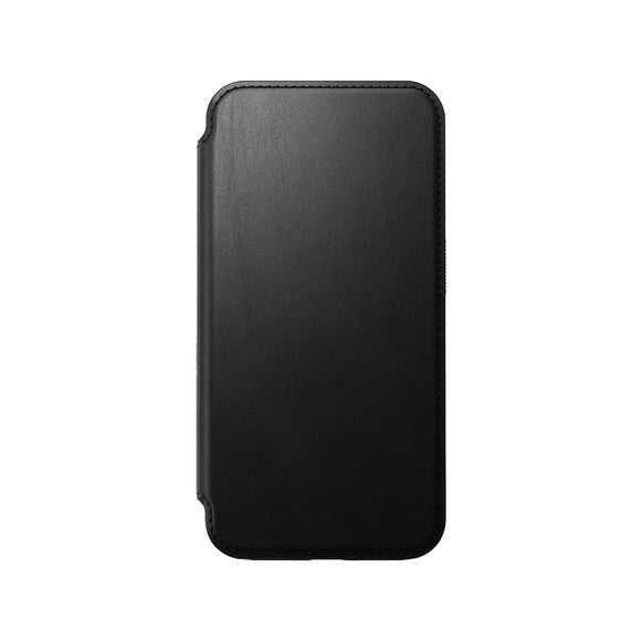 Nomad Modern Leather Folio for iPhone 15 - Black