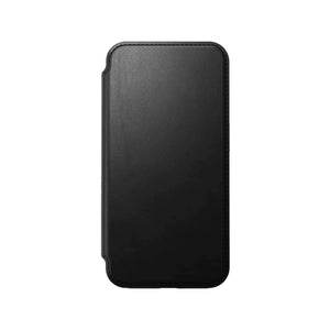 Nomad Modern Leather Folio for iPhone 15 Pro - Black