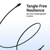 iQuick USB-A to Micro USB PowerWire Charging Data Cable 1m