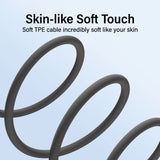 iQuick USB-A to Micro USB PowerWire Charging Data Cable 1m