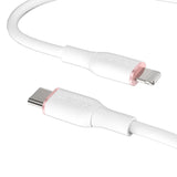 iQuick USB-C to Lightning PowerWire Charging Data Cable 0.5m (White)
