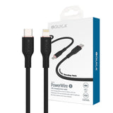iQuick USB-C to Lightning PowerWire Charging Data Cable 0.5m