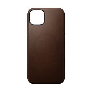Nomad Modern Leather Case for iPhone 15 Plus - Brown
