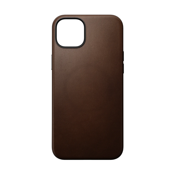 Nomad Modern Leather Case for iPhone 15 - Brown