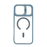 Boomtique Clear Blue Magsafe Kickstand Case for iPhone 17 Pro Max