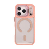 Boomtique Clear Pink Magsafe Kickstand Case for iPhone 17 Pro