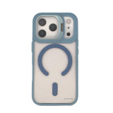 Boomtique Clear Blue Magsafe Kickstand Case for iPhone 17 Pro
