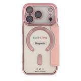 Boomtique Clear Rose Gold Magsafe Wallet Case for iPhone 17 Pro