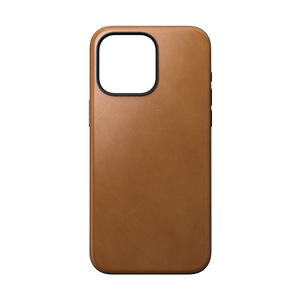 Nomad Modern Leather Case for iPhone 15 Pro - Tan