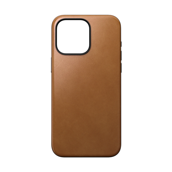 Tan Iphone Nomad Modern Leather Case for iPhone 15 Pro - Tan