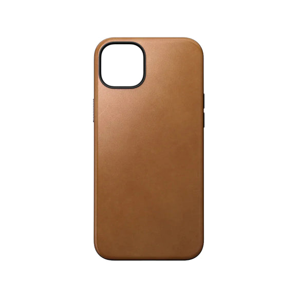 Nomad Modern Leather Case for iPhone 15 Plus - Tan