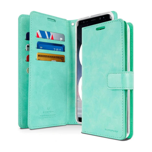 Goospery Wallet Case Mint for Galaxy s22+