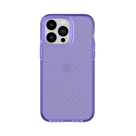 Tech21 Evo Check Case Purple for iPhone 14 Pro