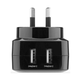 3SIXT Dual USB Fast-Charging Wall Charger Black (4.8A)