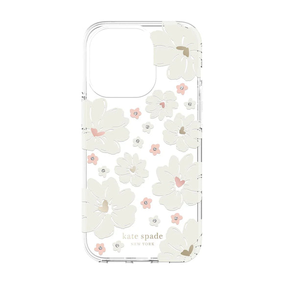 Kate Spade New York Classic Peony Protective Hardshell Case for iPhone 14 Pro