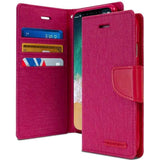 Goospery Wallet Case Pink for Galaxy S22 Ultra
