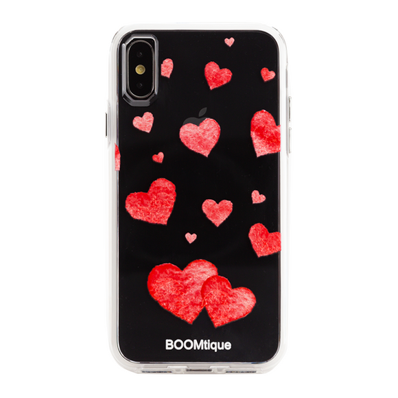Boomtique Red Hearts for iPhone X/Xs