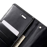 Hanman Leather Wallet Case Black for Google Pixel 6A 5G