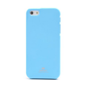 Goospery Mercury Baby Blue Jelly Case for iPhone 5/5s/SE (2016)