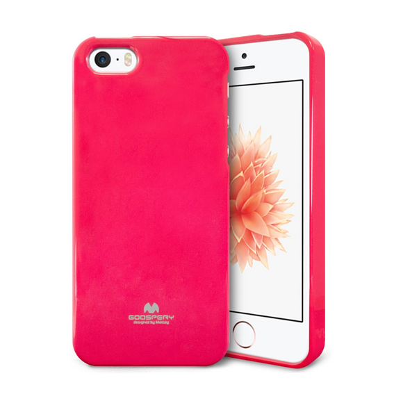 Goospery Mercury Pink Jelly Case for iPhone 5/5S/SE (2016)