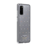 Kate Spade New York Pin Dot Gems Clear Case for Samsung Galaxy S20