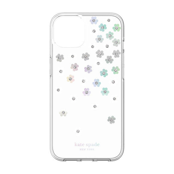 Kate Spade New York Protective Hardshell for iPhone 13- Scattered Flowers