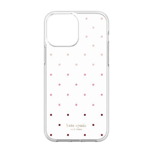 Kate Spade New York Protective Hardshell for iPhone 13 Pro Max - Pin Dot Ombre