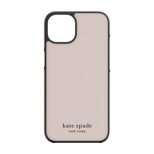 kate spade new york Wrap for iPhone 13- PALE VELLUM