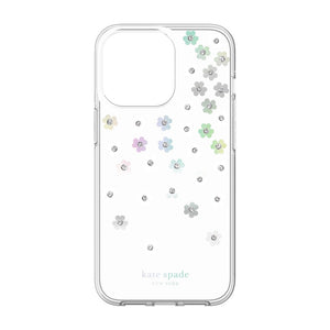Kate Spade New York Protective Hardshell for iPhone 13 Pro- Scattered Flowers