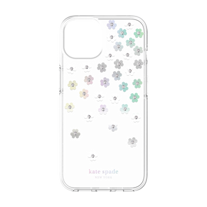 Kate Spade New York Scattered Flowers Protective Hardshell Case for iPhone 14/13