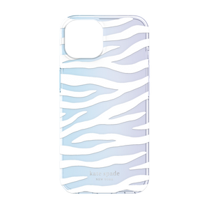 Kate Spade New York White Zebra Protective Hardshell Case for iPhone 14/13