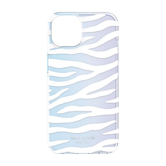 Kate Spade New York White Zebra Protective Hardshell Case for iPhone 14/13