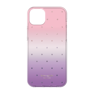 Kate Spade New York Ombre Pin Dot Protective Hardshell Case for iPhone 14 Plus