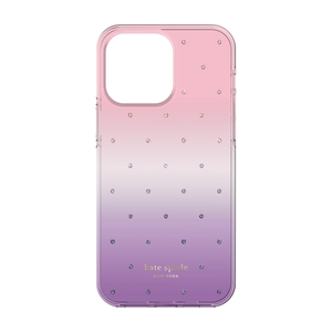Kate Spade New York Ombre Pin Dot Protective Hardshell Case for iPhone 14 Pro Max
