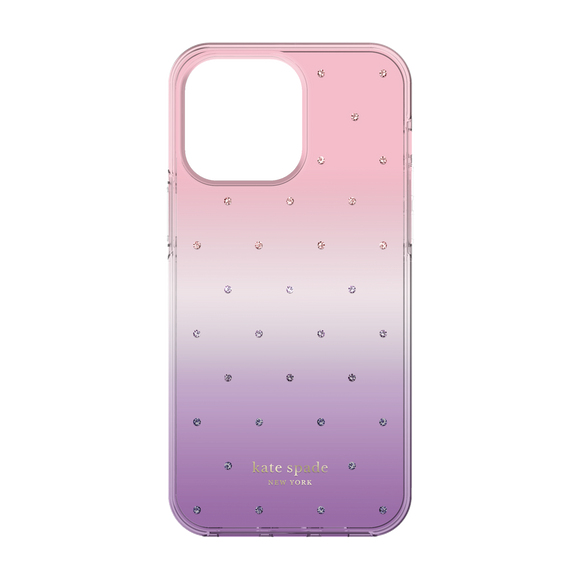 Kate Spade New York Ombre Pin Dot Protective Hardshell Case for iPhone 14 Pro Max
