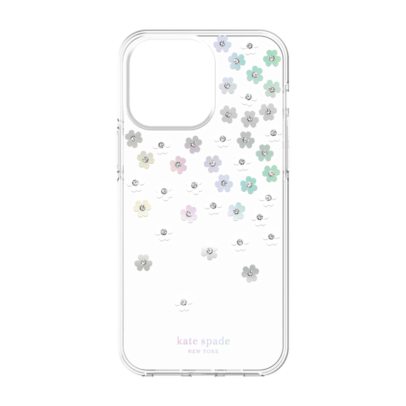 Kate Spade New York Scattered Flowers Protective Hardshell Case for iPhone 14 Pro Max
