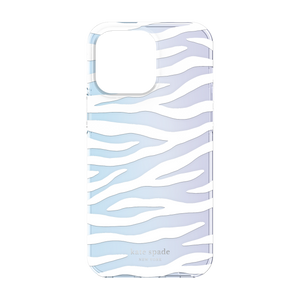 Kate Spade New York White Zebra Protective Hardshell Case for iPhone 14 Pro Max