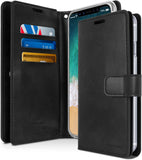 Mansoor Wallet Diary Case Black for iPhone 12 Pro Max
