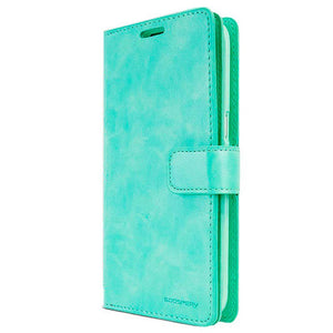 Mansoor Wallet Diary Case Aqua for iPhone 12 Mini