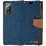 Goospery Canvas Diary Blue for Samsung Galaxy Note 20