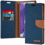 Goospery Canvas Diary Blue for Samsung Galaxy Note 20
