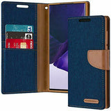 Goospery Canvas Diary Blue for Samsung Galaxy Note 20 Ultra