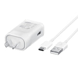 Samsung 15W Fast Charger with USB Type-C to A Cable White