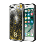 House of Harlow 1960 Black/Gold Liquid Glitter Case for iPhone 7/8/SE (2020)