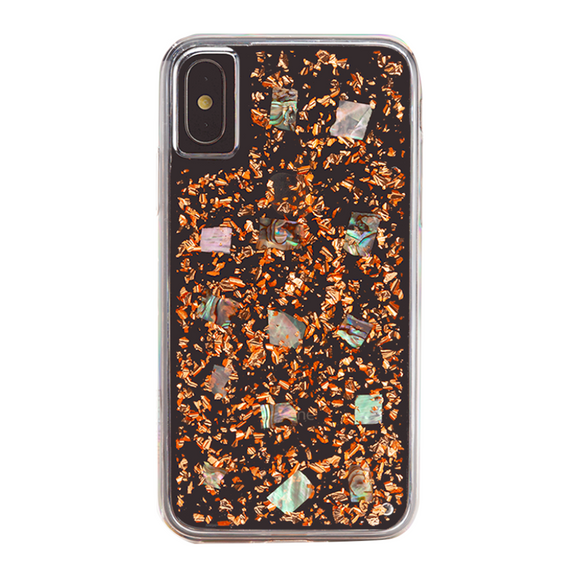 Boomtique Mother of Pearl Rose Gold for iPhone X/Xs