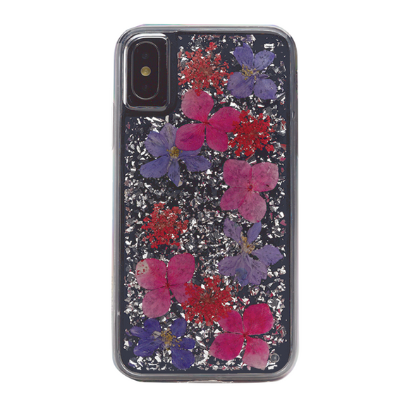 Boomtique Karat Petals Purple for iPhone X/Xs