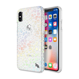 Kendall + Kylie Protective Clear Leopard/Holographic Foil Printed Case for iPhone X/Xs