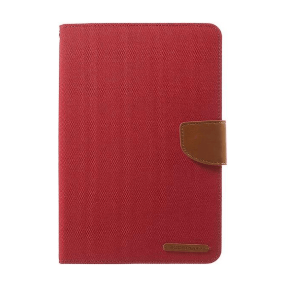 Goospery Red Canvas Diary Case For iPad Mini 1/2/3