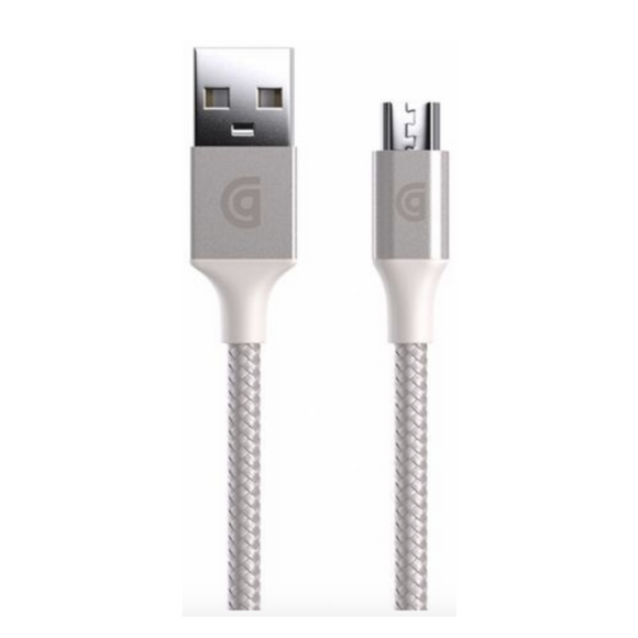 Griffin Reversible USB Charge/Sync Cable with Micro-USB Connector Silver